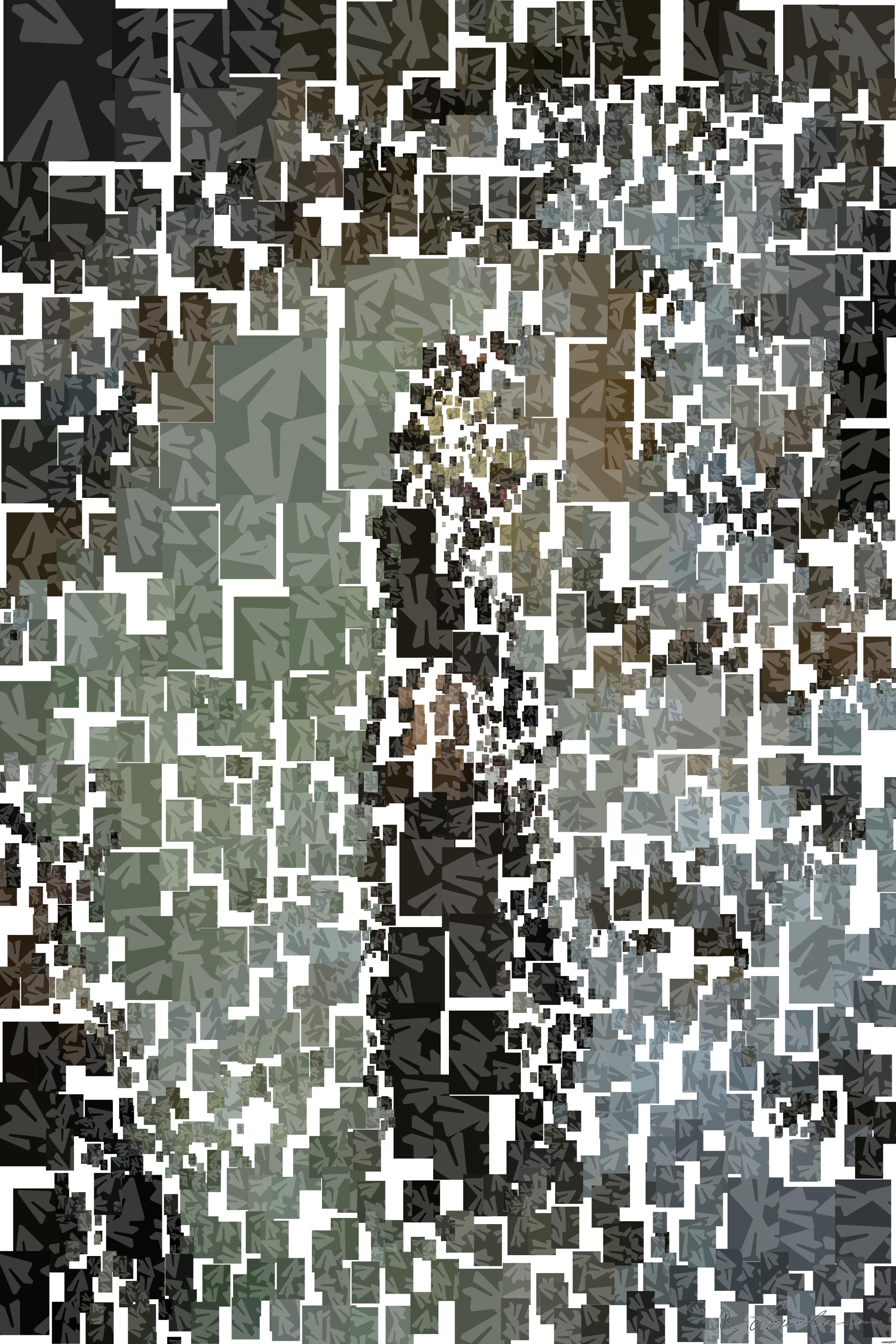 Drawn by bot KL7wZEvpG5LVQWQBChsrLm; art-quadrangle; a group of penguins standing next to each other AI Art