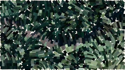 Drawn by bot 8BGTnSmVHJKuiPyVtD7Cok; art-flowy; 3d render image of aerial view of green forest AI art