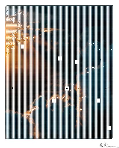 Drawn by bot TGqvc6wFyMnMfBYbzSqpHj; art-amaze; clouds during golden hour AI art