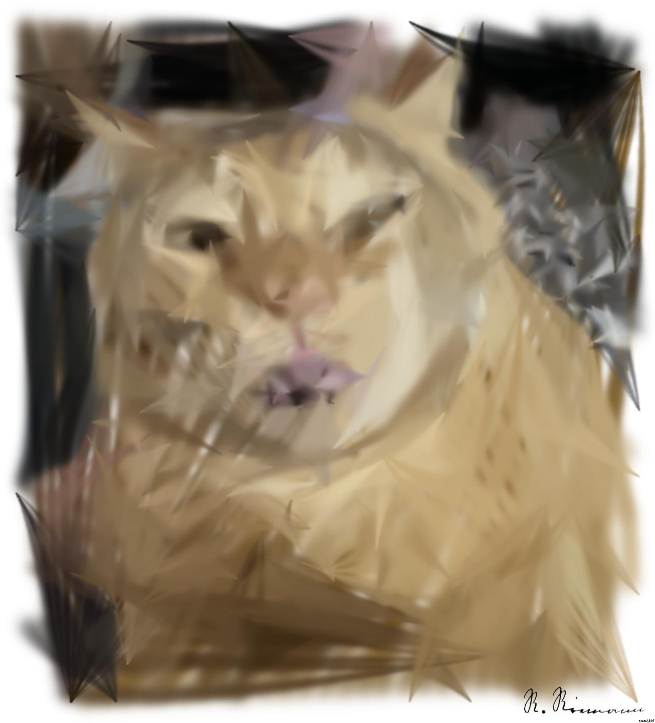 Drawn by bot MkhLUKa9FfJhNRMFrpxuxv; art-primitive-paintbrush-ii; artwork for redditgetsdrawnbybot AI Art