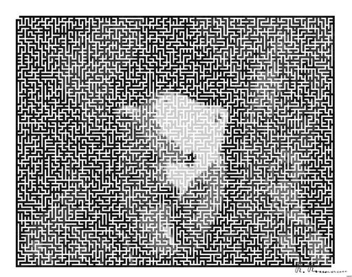 Drawn by bot nuCfEpnfYkKNfJq3nabrRg; art-amaze; Black and white portrait of a polar bear cub sheltered between its mother's paws. AI art