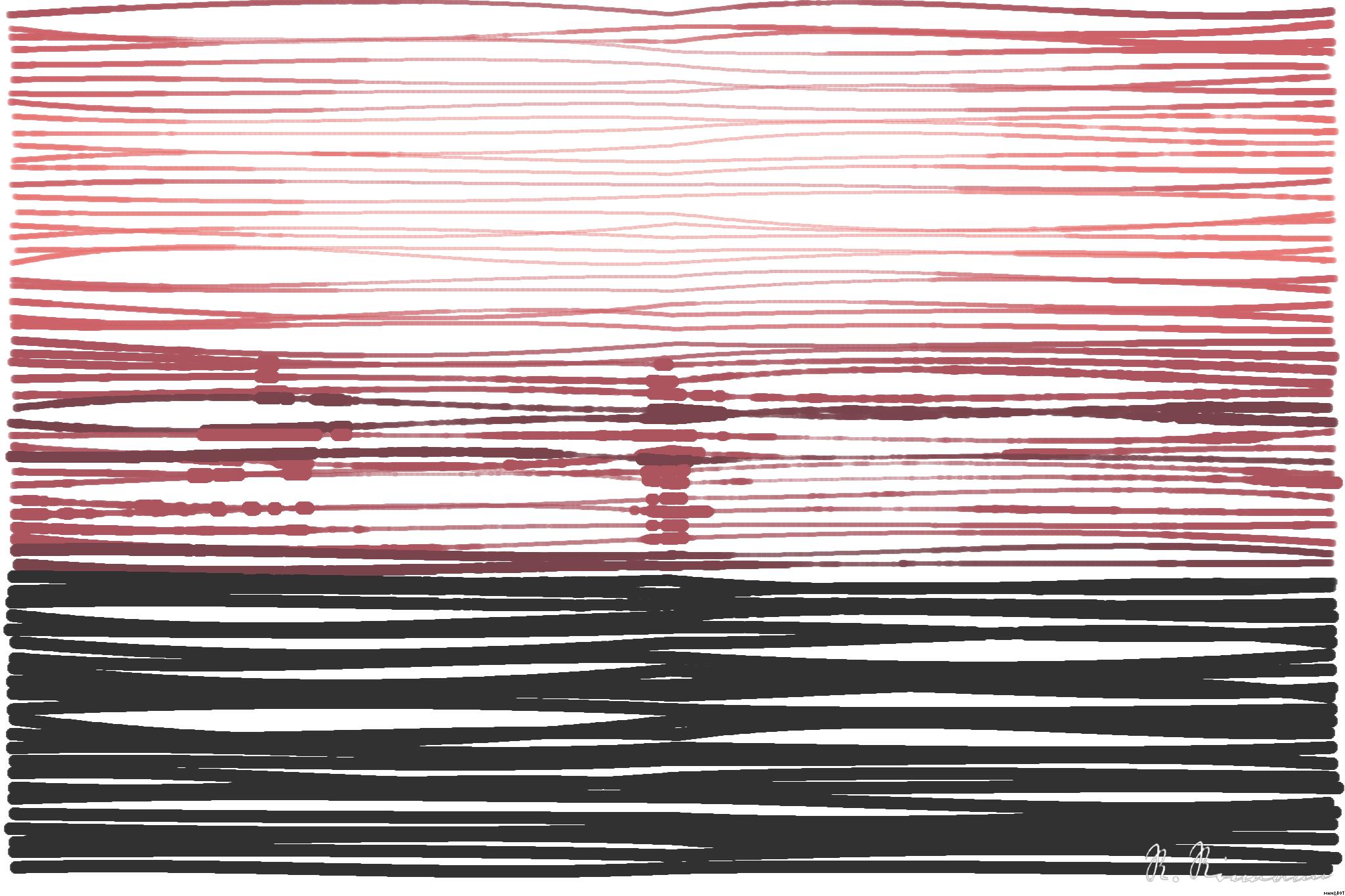 Drawn by bot Nq3oenvzi7nN2shpdnszsD; art-linewidth; two person riding horses on seashore AI Art