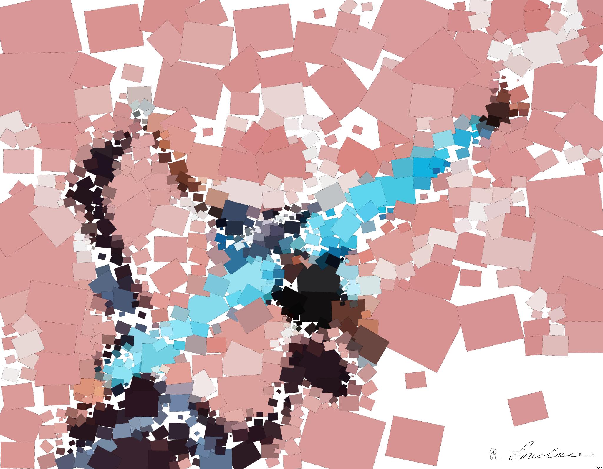 Drawn by bot WPqDAaJtqJroakjuWN8C6J; art-quadrangle; a woman standing on top of a tennis court holding a racquet AI Art