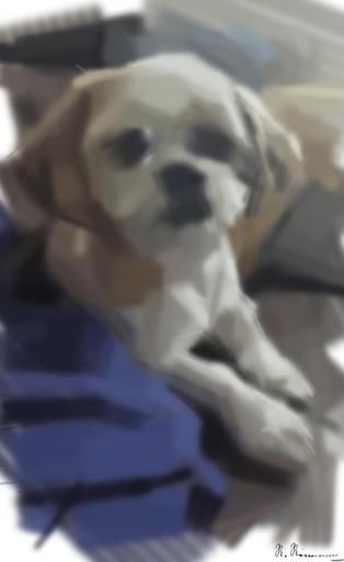 Drawn by bot 2K95AFioy8aCjZfTE4H9Vb; art-primitive-paintbrush-ii; artwork for redditgetsdrawnbybot AI art