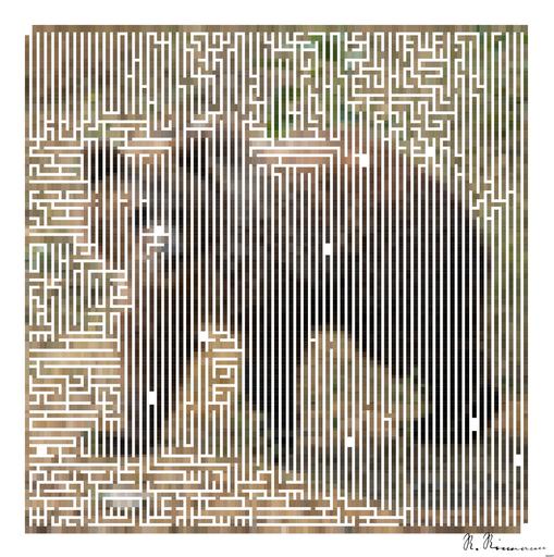 Drawn by bot BXaZEDDzff58o49sFoWf2t; art-amaze; brown bear on brown grass during daytime AI art