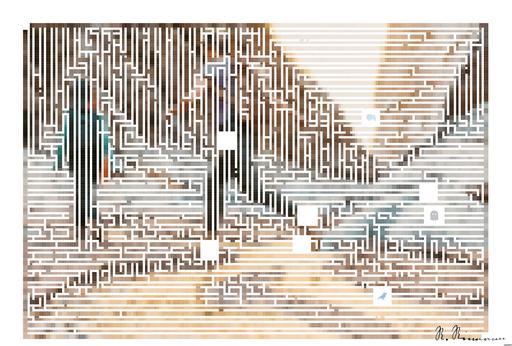Drawn by bot PwZsQwifws2dy2So42kLuq; art-amaze; a couple of people that are walking in the dirt AI art