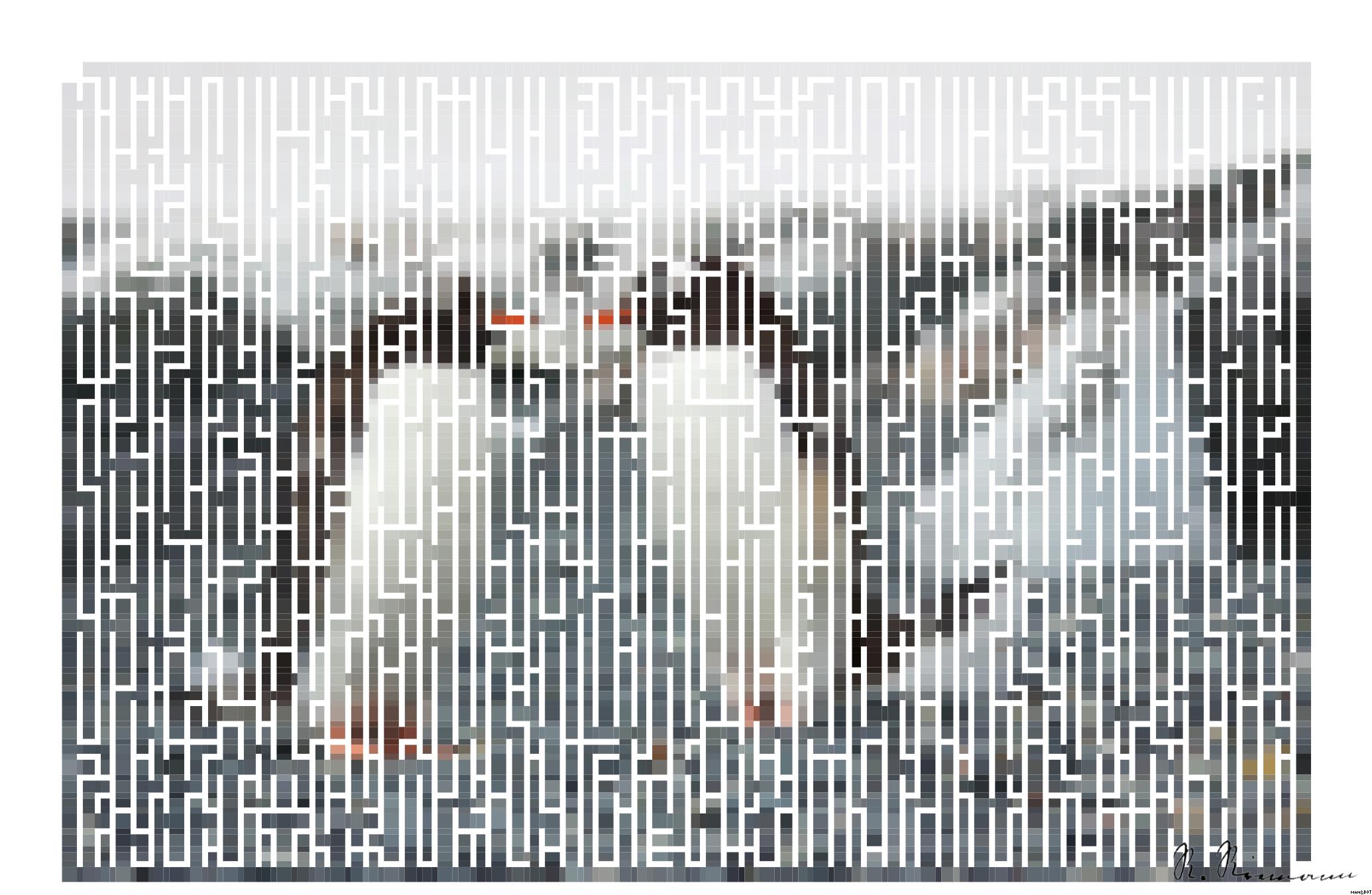 Drawn by bot 28cNYsdy3oZc82zfPBk4L4; art-amaze; Two Gentoo penguins standing on a rocky Antarctic shore amidst icy surroundings. AI Art