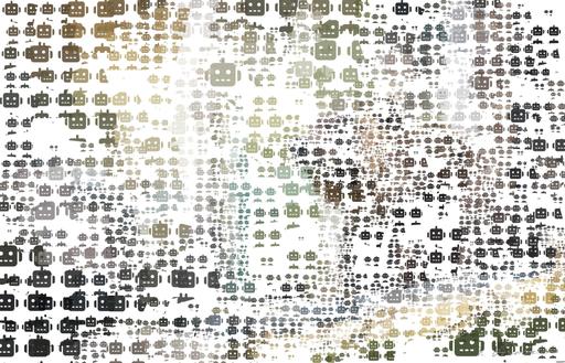 Drawn by bot L3x7vLojow96tjFz4bzaSz; art-quadrangle; Close-up of a grizzly bear sitting peacefully in a forest setting, showcasing its powerful presence. AI art