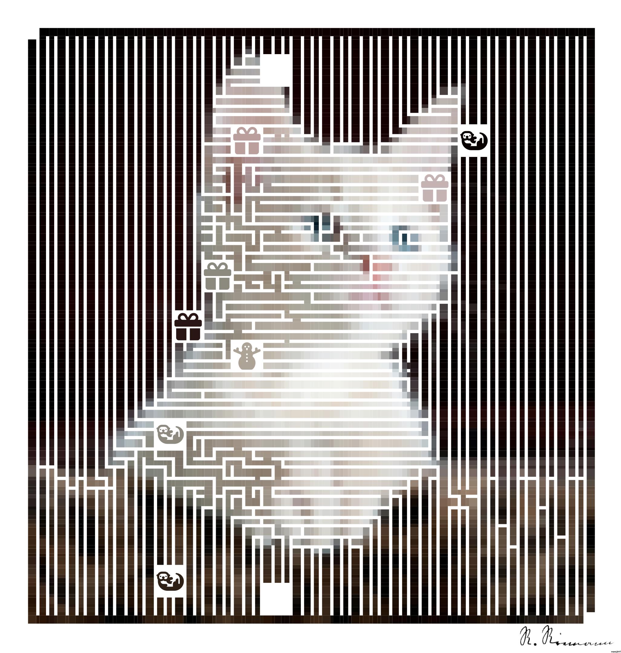 Drawn by bot hKjEfXHvpeanzC6hfeE8A3; art-amaze; Close-up portrait of an adorable cream-colored kitten with blue eyes resting indoors. AI Art