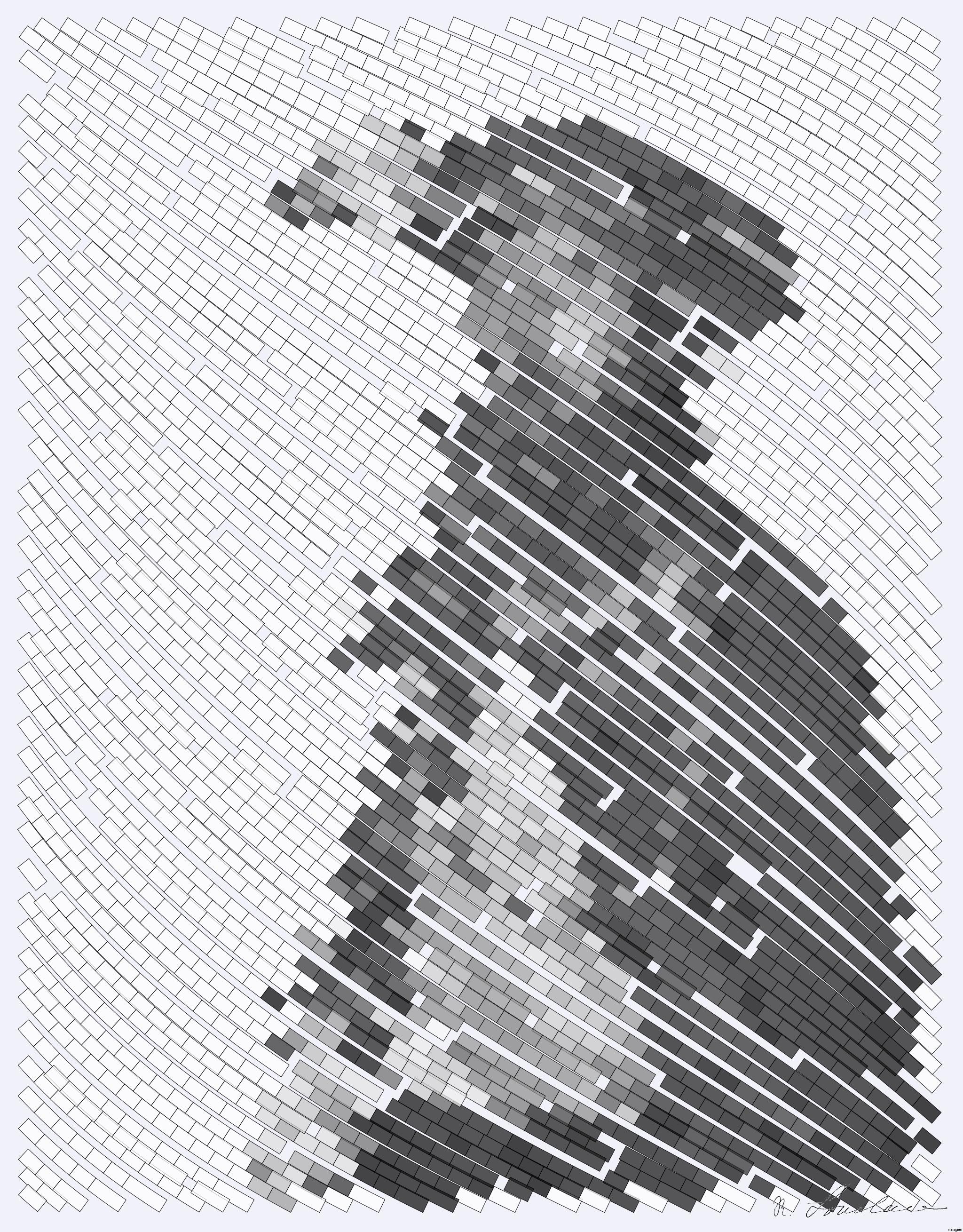 Drawn by bot Vj6wsRUDhDDwcYsqQ38qas; art-flowy; artwork for redditgetsdrawnbybot AI Art