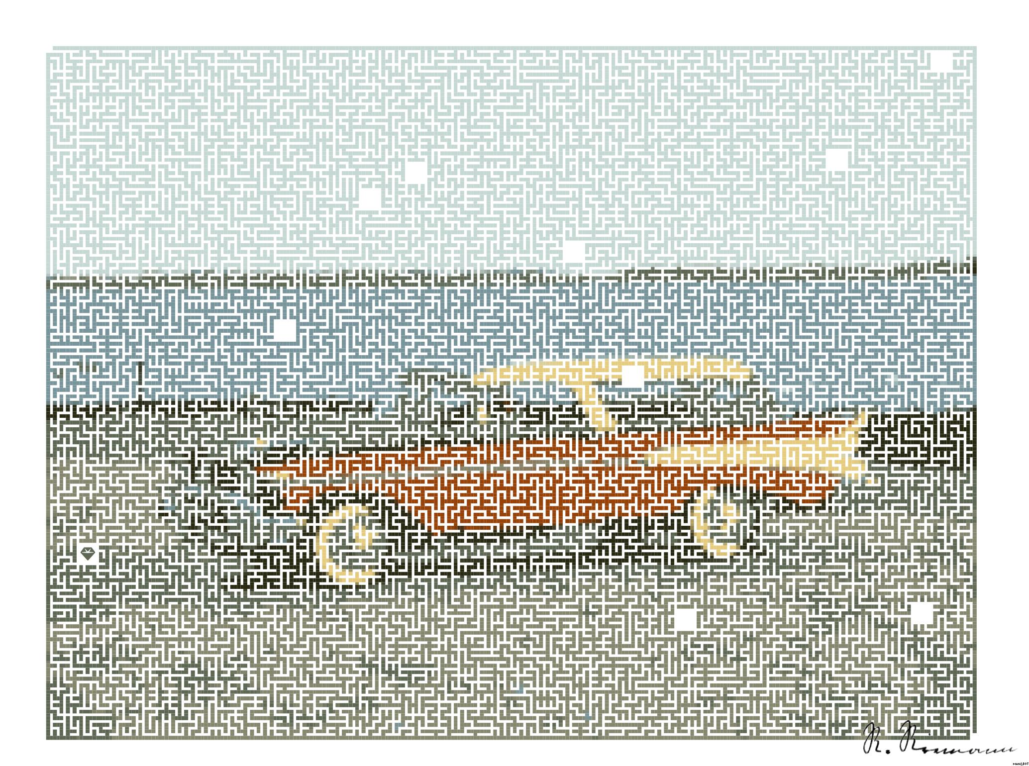 Drawn by bot D3ZfTM2ETzEeqFTjkcot6j; art-amaze; an orange and white car parked in front of a body of water AI Art