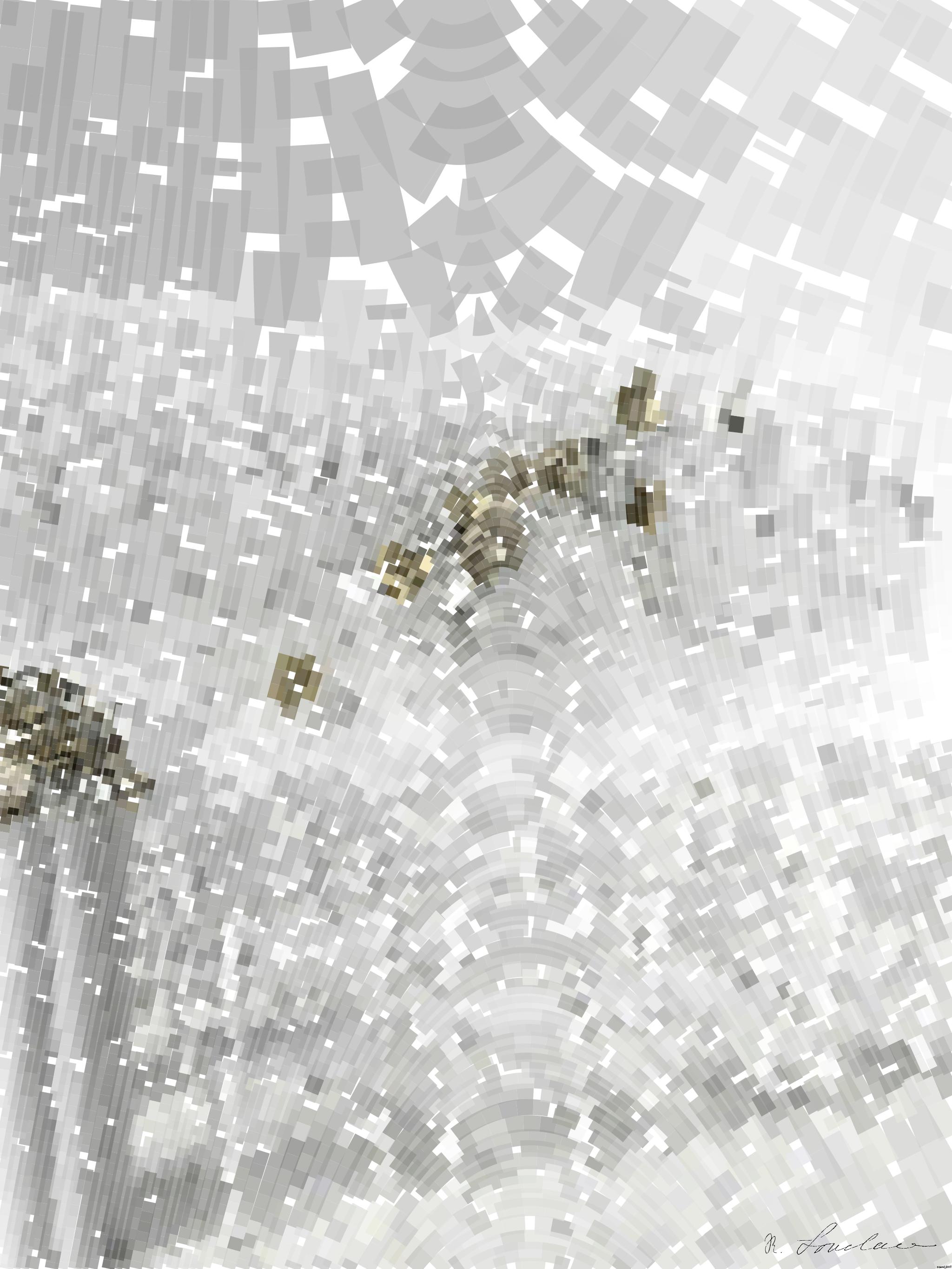 Drawn by bot nED3EpPXNPzWTgCpHjrVwM; art-flowy; a row of white chairs sitting next to each other AI Art