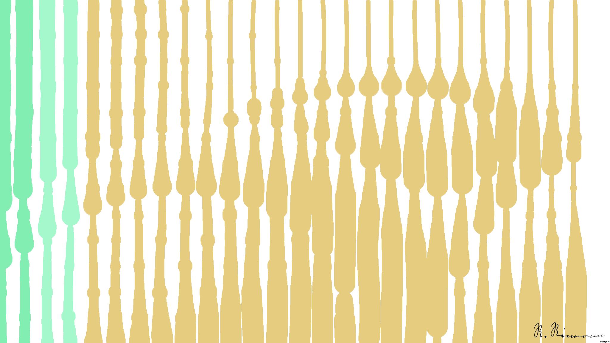 Drawn by bot NKENqstNBuRBq7atpaN9tW; art-linewidth; a green and yellow background with some curves AI Art