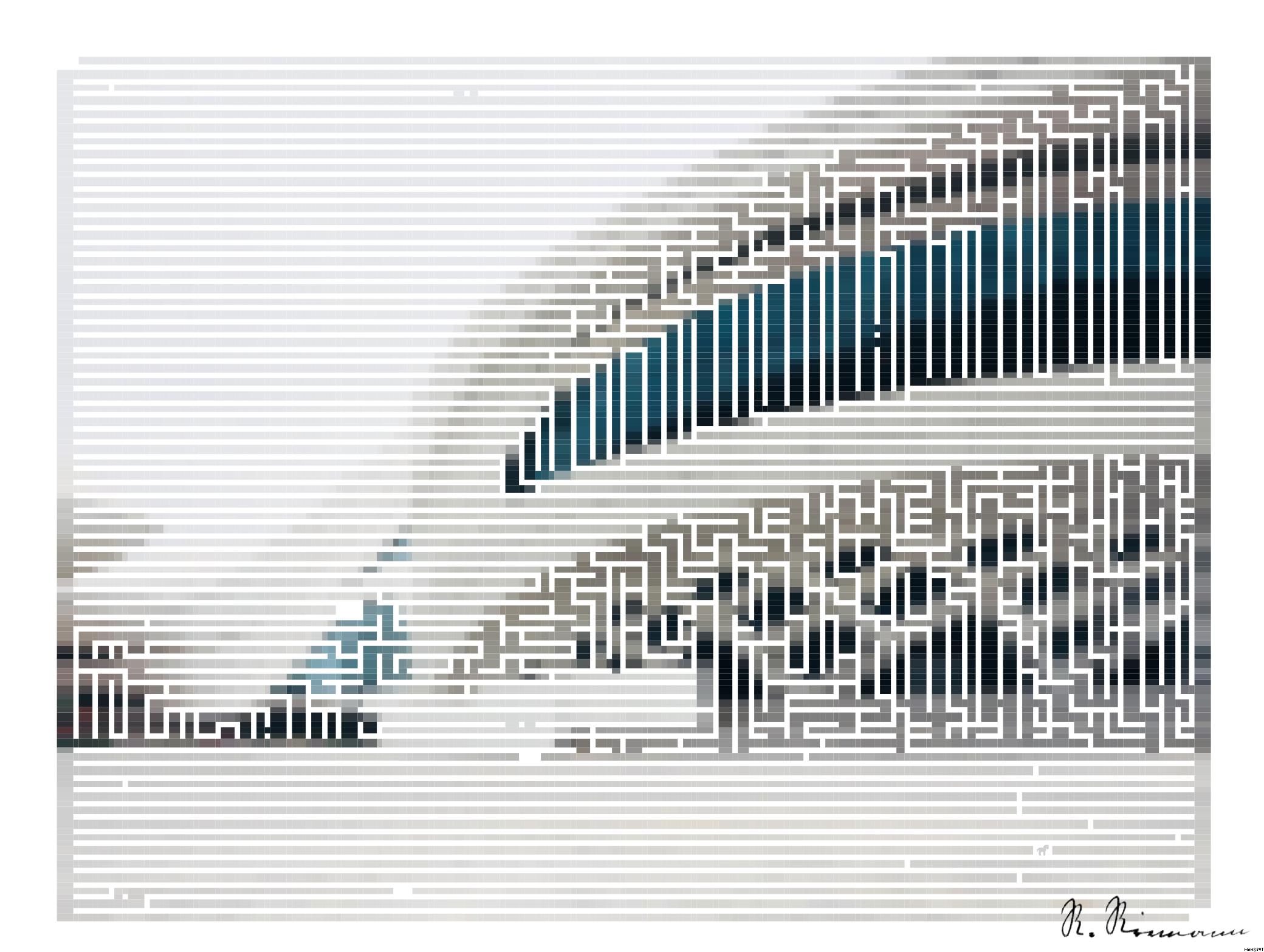 Drawn by bot JmctP55zbikUma5cfNtmEC; art-amaze; white building structure with blue glass windows AI Art