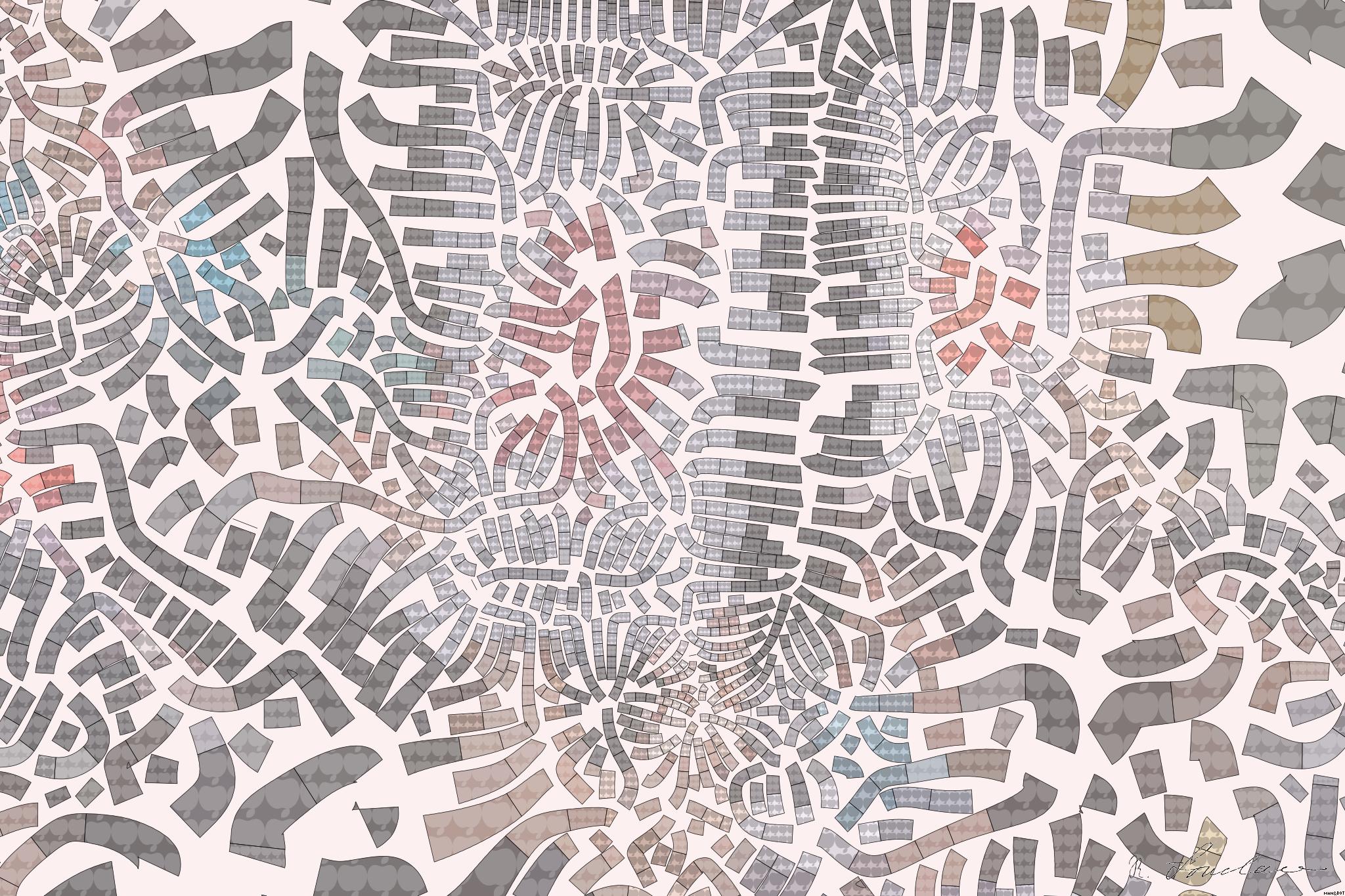 Drawn by bot BNfZceNExdhAT7T9DgwzEu; art-flowy; a group of people holding signs and wearing masks AI Art