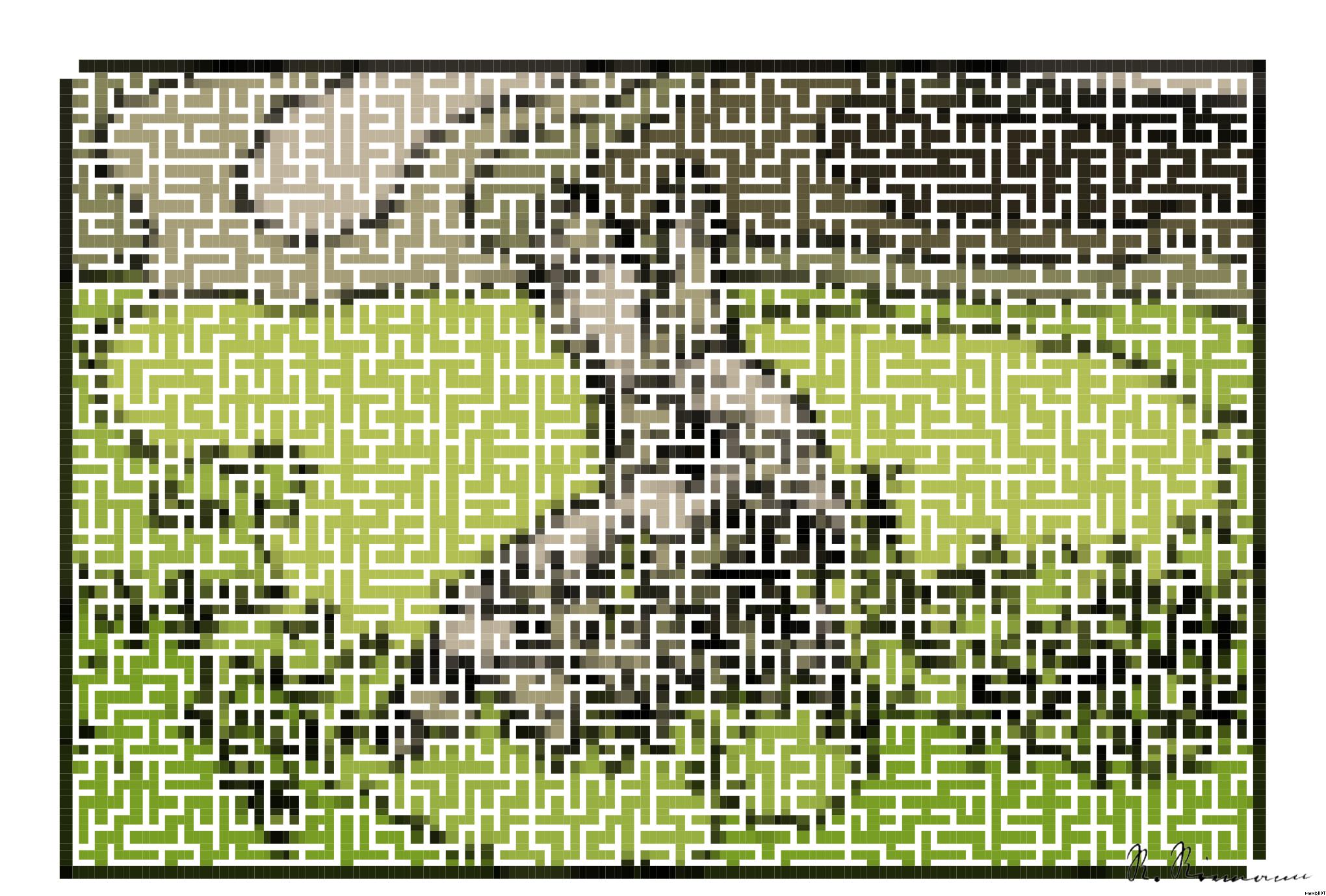 Drawn by bot ays2Y4KbVkzFQKJMSbPQHx; art-amaze; A rabbit is sitting in the grass eating something AI Art