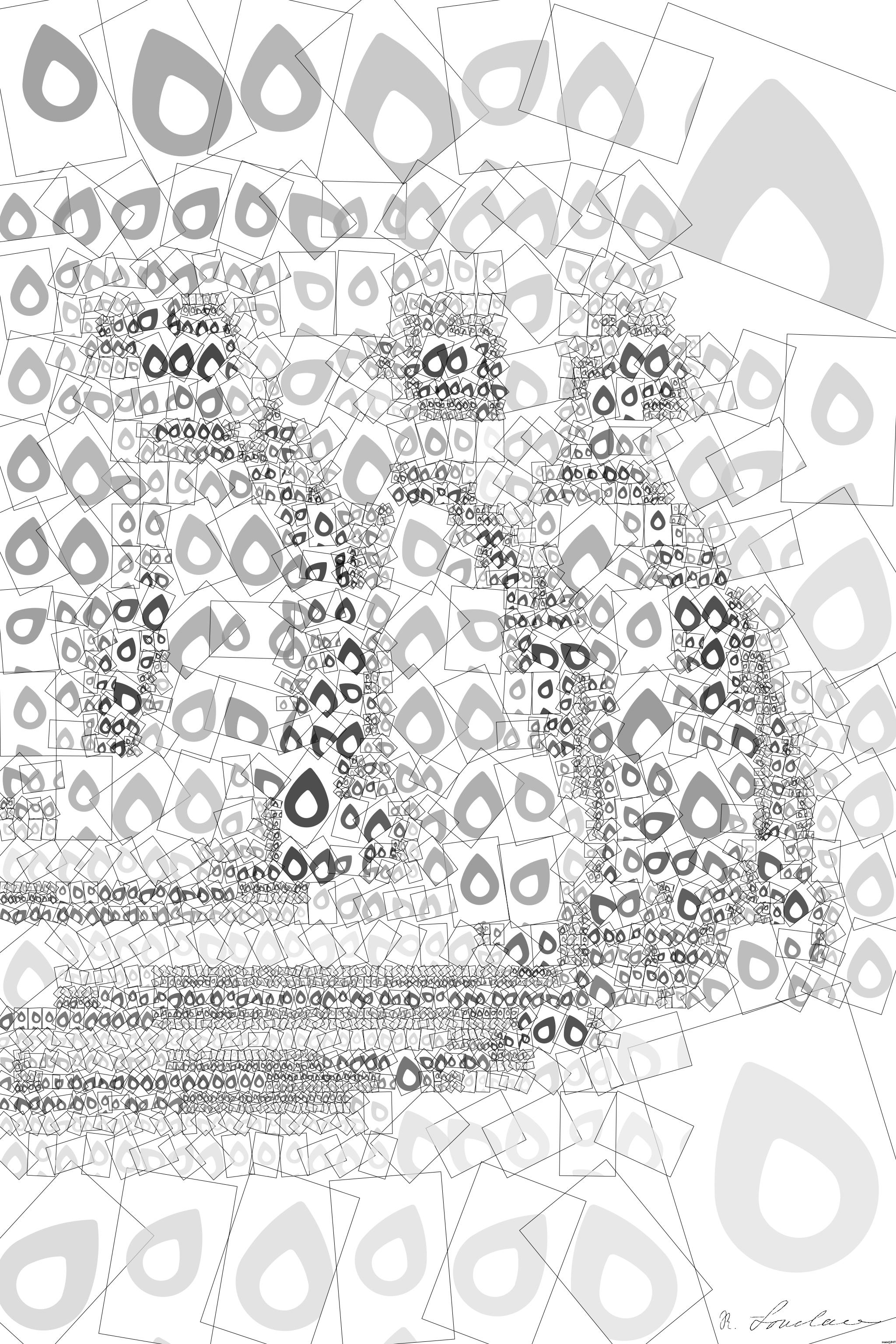 Drawn by bot 2UwbcKBhS5s62tUsN2NBJJ; art-quadrangle; a group of three penguins standing on top of a beach AI Art