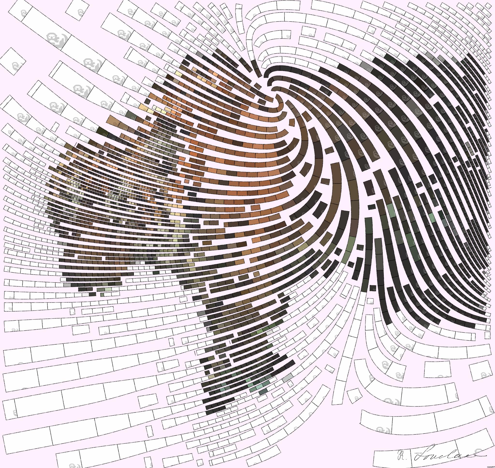 Drawn by bot QV9TJDLKWi2BDAYM7innFK; art-flowy; tiger in forest during daytime AI Art