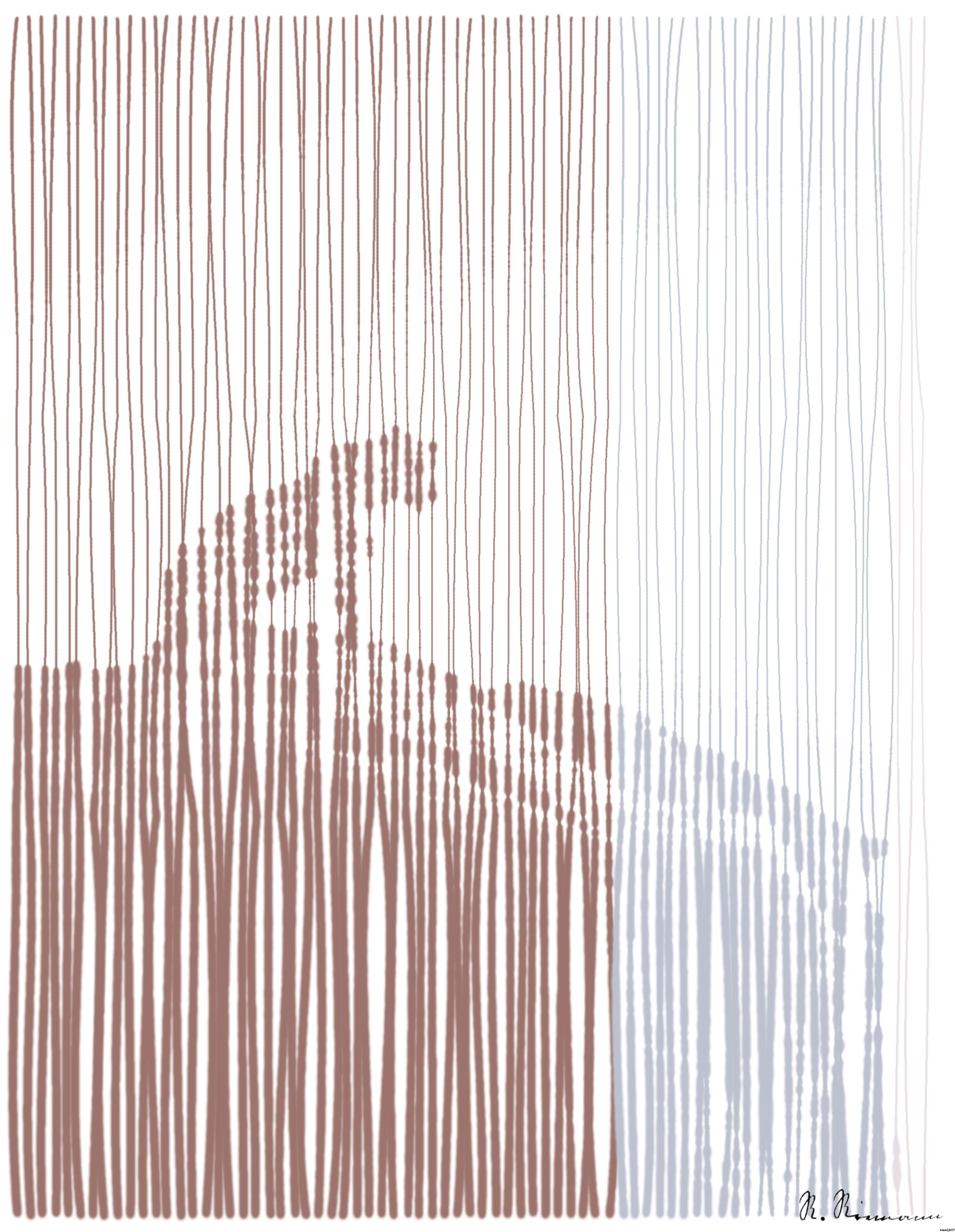 Drawn by bot YY3t4oPsH9XLmM7ZAUrcZ8; art-linewidth; brown leopard on top of grey rock AI Art