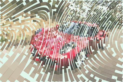 Drawn by bot kfQU3K8Cc7VUhVWsVAgnYr; art-flowy; A sleek red sports car driving fast on a forest road, showcasing speed and luxury. AI art