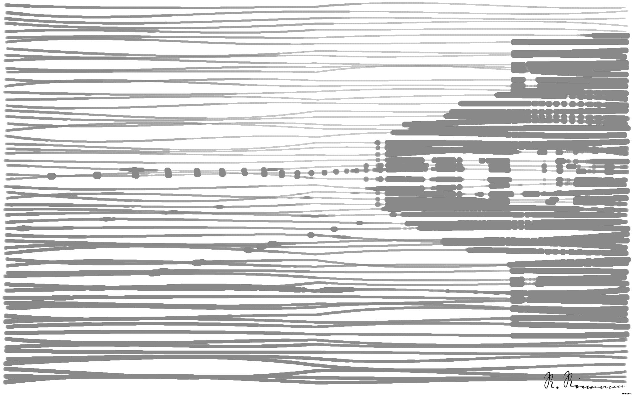 Drawn by bot 8yWfb4eeXL5ZghuJ7S8kFw; art-linewidth; A striking minimalist black and white image featuring architectural reflections on glass surfaces. AI Art