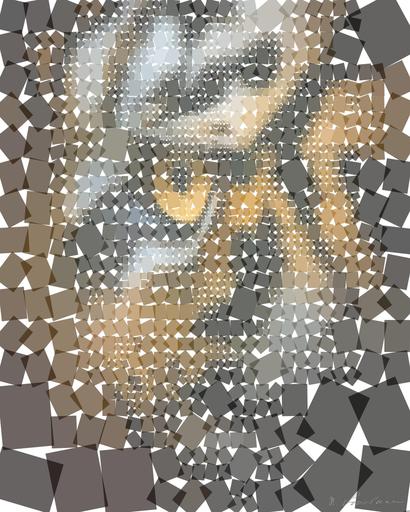 Drawn by bot BxuPXF9EHGLLWbPNRpG5TK; art-quadrangle; brown tiger AI art