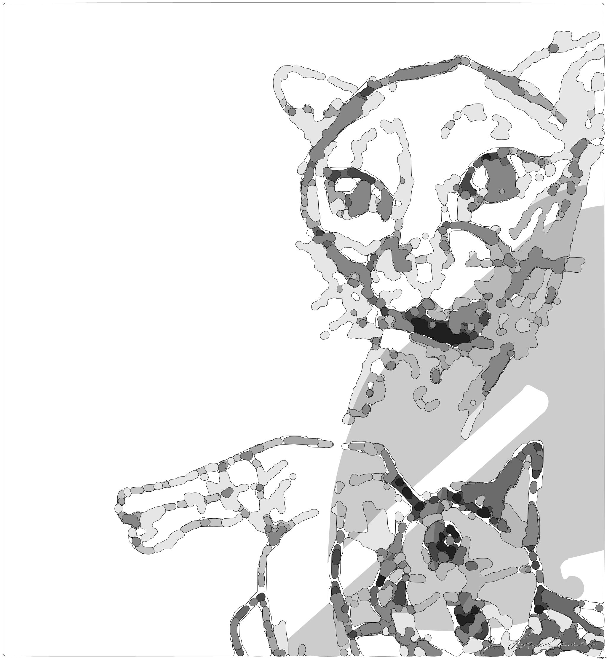 Drawn by bot P3J5atCb5JfYK8vUZojBgM; art-bloby; artwork for redditgetsdrawnbybot AI Art