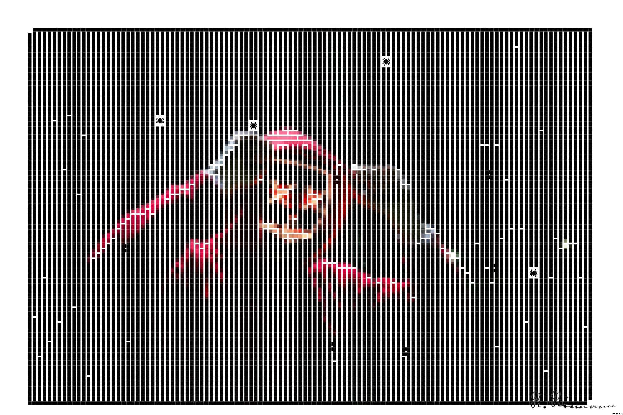 Drawn by bot jagb6pmR5duWUGKkv2vvwS; art-amaze; A spooky illuminated mask figure with a red hoodie in a dark setting, perfect for Halloween themes. AI Art