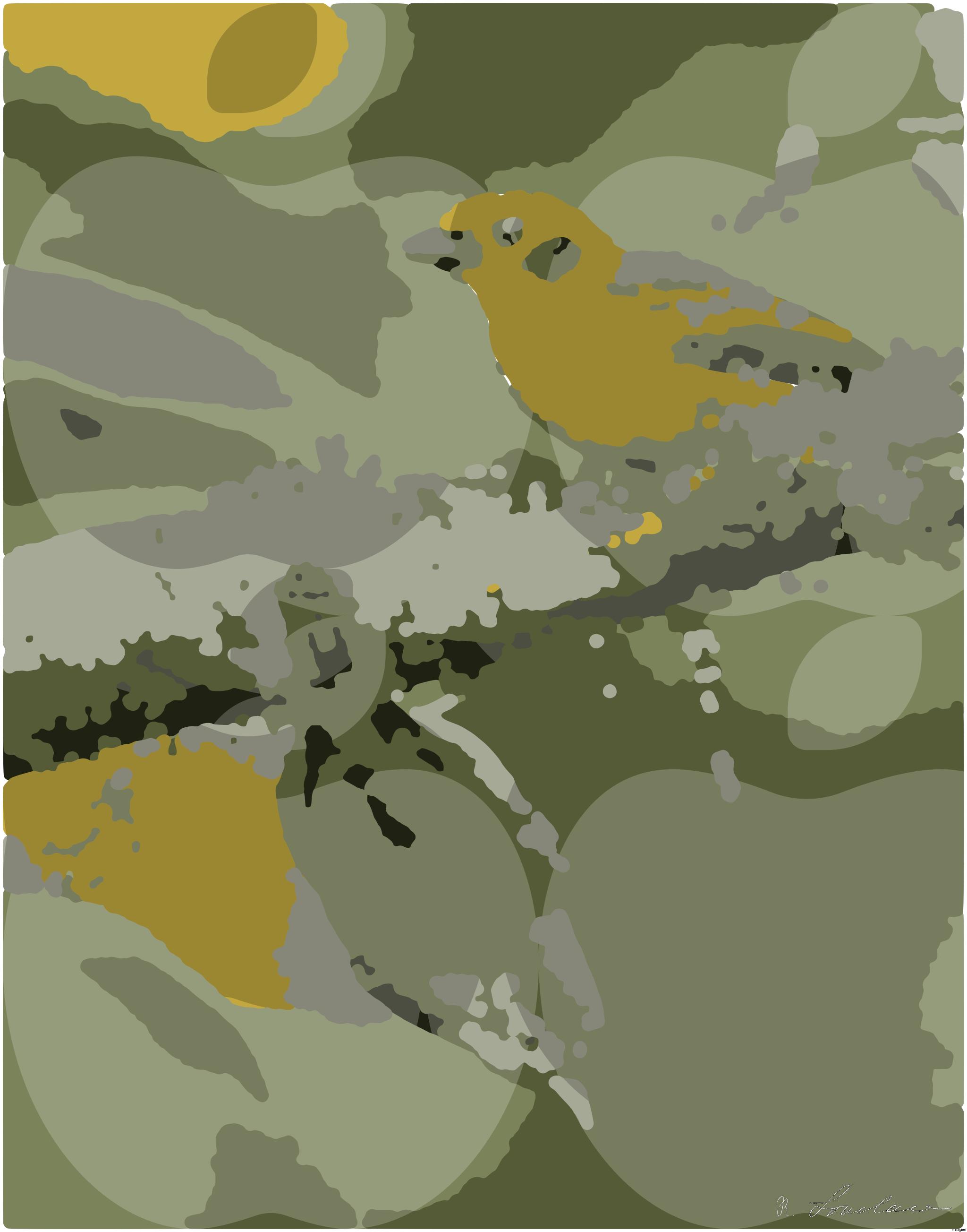 Drawn by bot M2EWByt4QwhWc85QTRPMmK; art-bloby; A couple of birds sitting on top of a tree branch AI Art