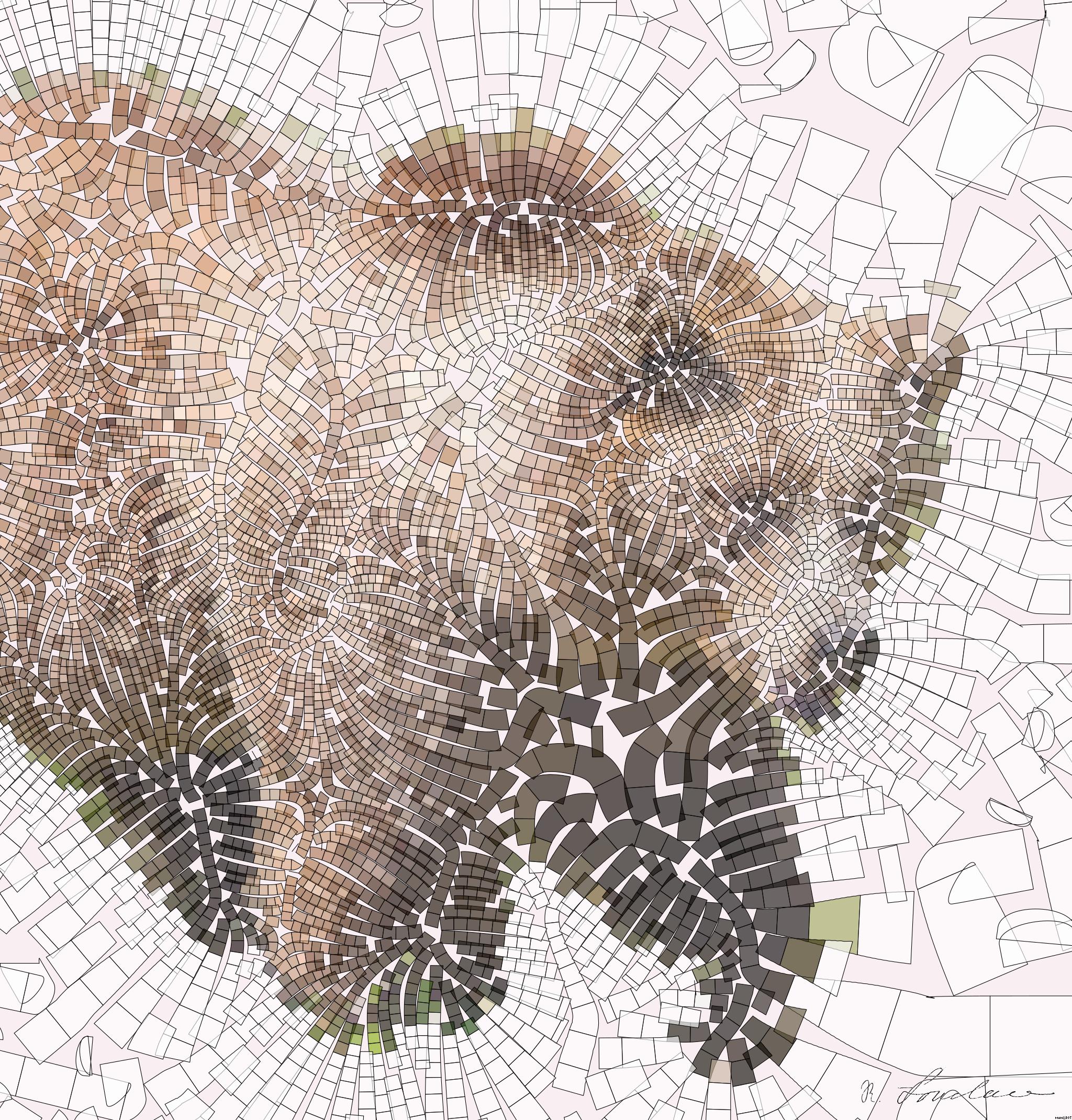 Drawn by bot ku36VX9mbHaPKoNXYZL2Et; art-flowy; A majestic grizzly bear standing near a pond in its natural habitat, full of life. AI Art