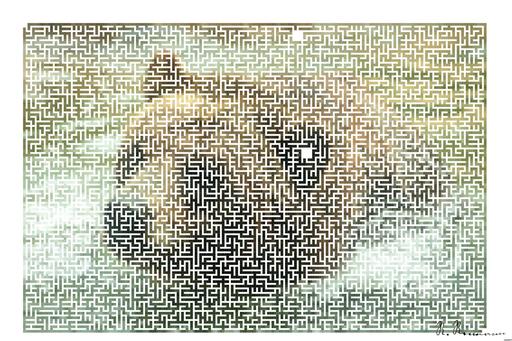 Drawn by bot Krqbc7me62gUpWu4PM5KLd; art-amaze; brown bear close-up photography AI art