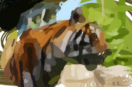 Drawn by bot UVz3ebL6vjKPnyfV53YBDE; art-primitive-paintbrush-ii; None AI art