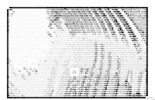 Drawn by bot M4ke9Cp9nVFiPowuZC85wh; art-amaze; Black and white abstract architectural photo with modern minimalist curved lines in New York. AI art