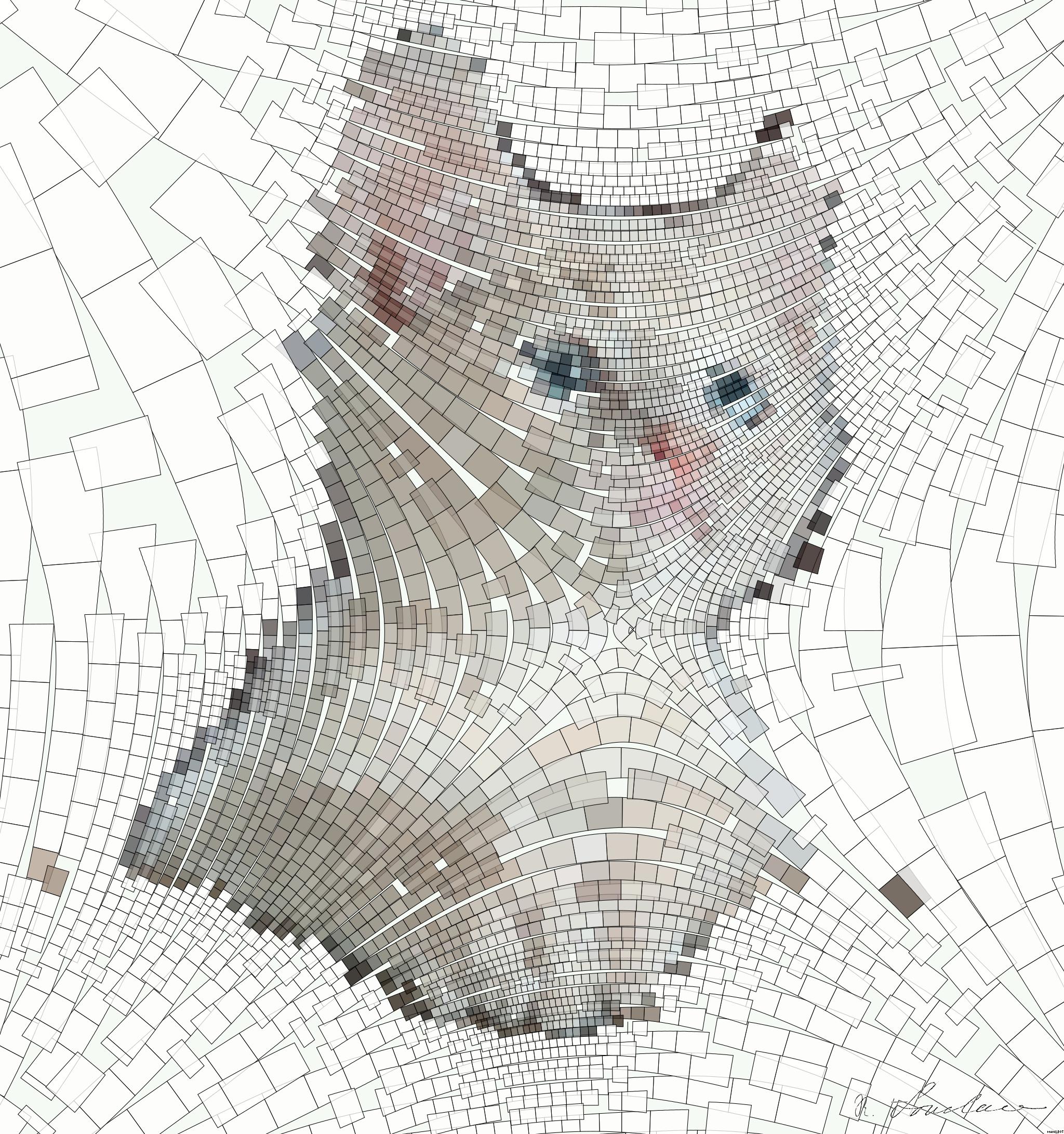 Drawn by bot S7v75WdcmtSGb2TXDgRZhj; art-flowy; Close-up portrait of an adorable cream-colored kitten with blue eyes resting indoors. AI Art