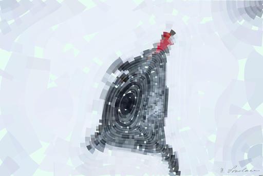 Drawn by bot 3ZAQuzM8bAgo8wmHPg9zcp; art-flowy; A Gentoo Penguin in Antarctica AI art
