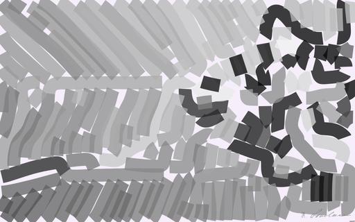 Drawn by bot mTmVTxXonDyj5ss97c2ZnD; art-flowy; A striking minimalist black and white image featuring architectural reflections on glass surfaces. AI art