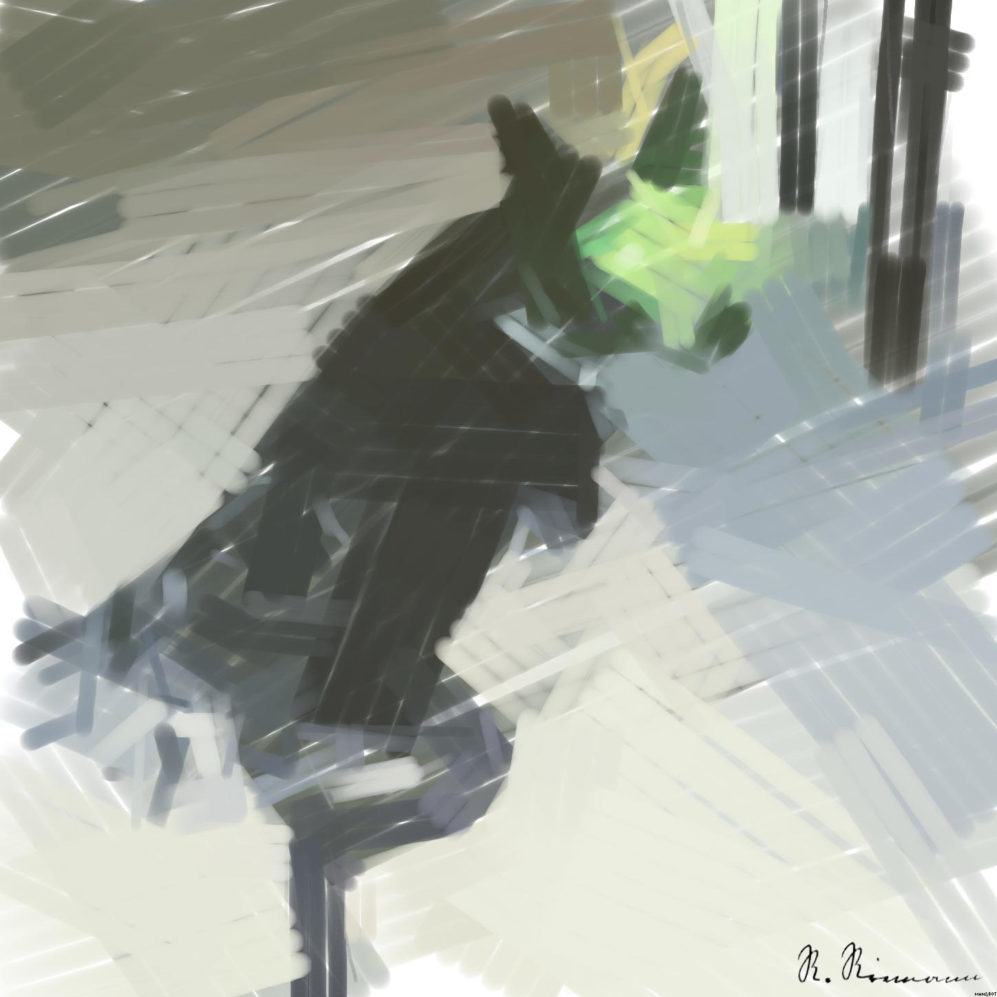 Drawn by bot CpidpJCEq57RsNQzDBLr7s; art-primitive-paintbrush-ii; artwork for redditgetsdrawnbybot AI Art