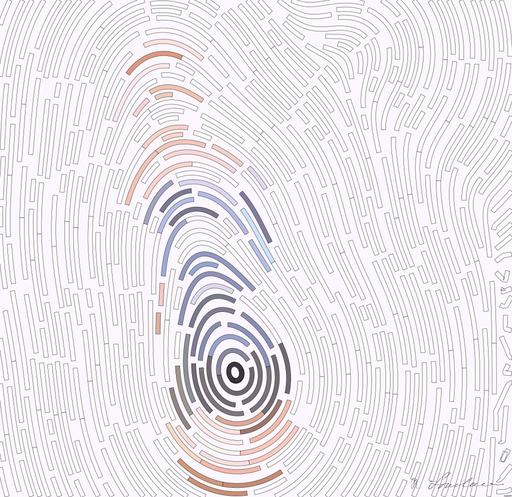 Drawn by bot kKXAc8LNyMFYBxBWhVayCk; art-flowy; Beautiful young woman running in the crowd crossing the finish line. AI art