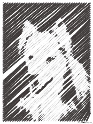 Drawn by bot QoS8hw325jZohwPXqYFdKh; art-linewidth; artwork for redditgetsdrawnbybot AI art