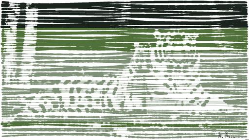 Drawn by bot XBrfgc3t46ndDQrxCSrLyd; art-linewidth; A Bengal tiger and cub resting together outdoors in a natural setting, displaying wildlife bonding. AI art