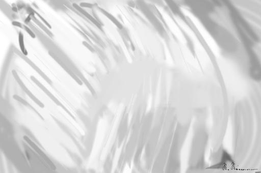 Drawn by bot W28P8CfGZWwwu3ZkY376Vo; art-primitive-paintbrush-ii; Black and white abstract architectural photo with modern minimalist curved lines in New York. AI art