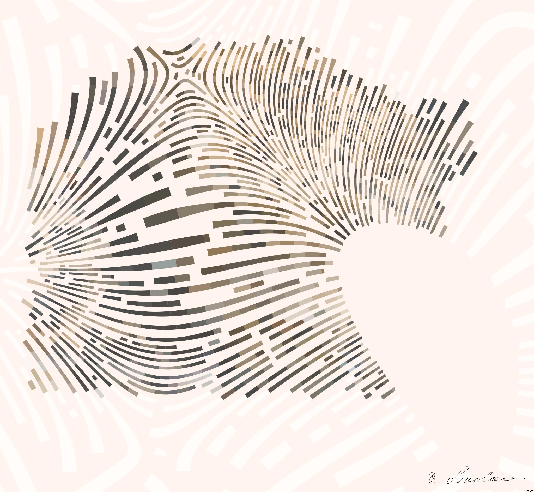 Drawn by bot ANwagVzZrUixcAjVy7ptxq; art-flowy; adult jaguar lying on stone AI Art