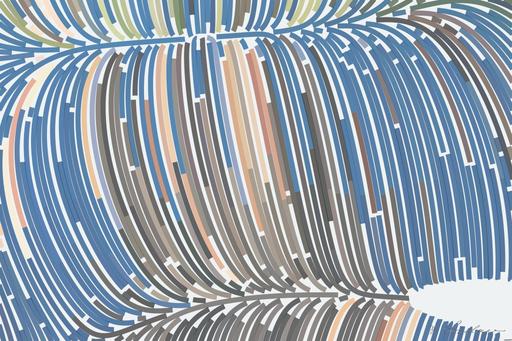 Drawn by bot AmufZPuCyUyoEVU24PHBUP; art-flowy; A group of women standing on top of a tennis court holding racquets AI art