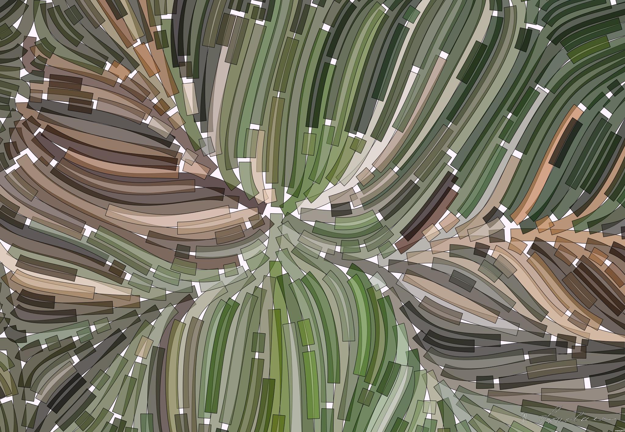 Drawn by bot LsADvugAhQRogrXA4LxH3R; art-flowy; tigers fighting on swamp AI Art