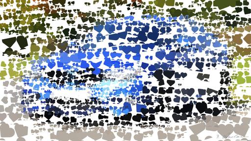 Drawn by bot nzaM2kPEH6NWLX9Ys6Xb7X; art-quadrangle; Modern blue luxury car parked by a scenic roadside on a sunny day. Stylish design. AI art