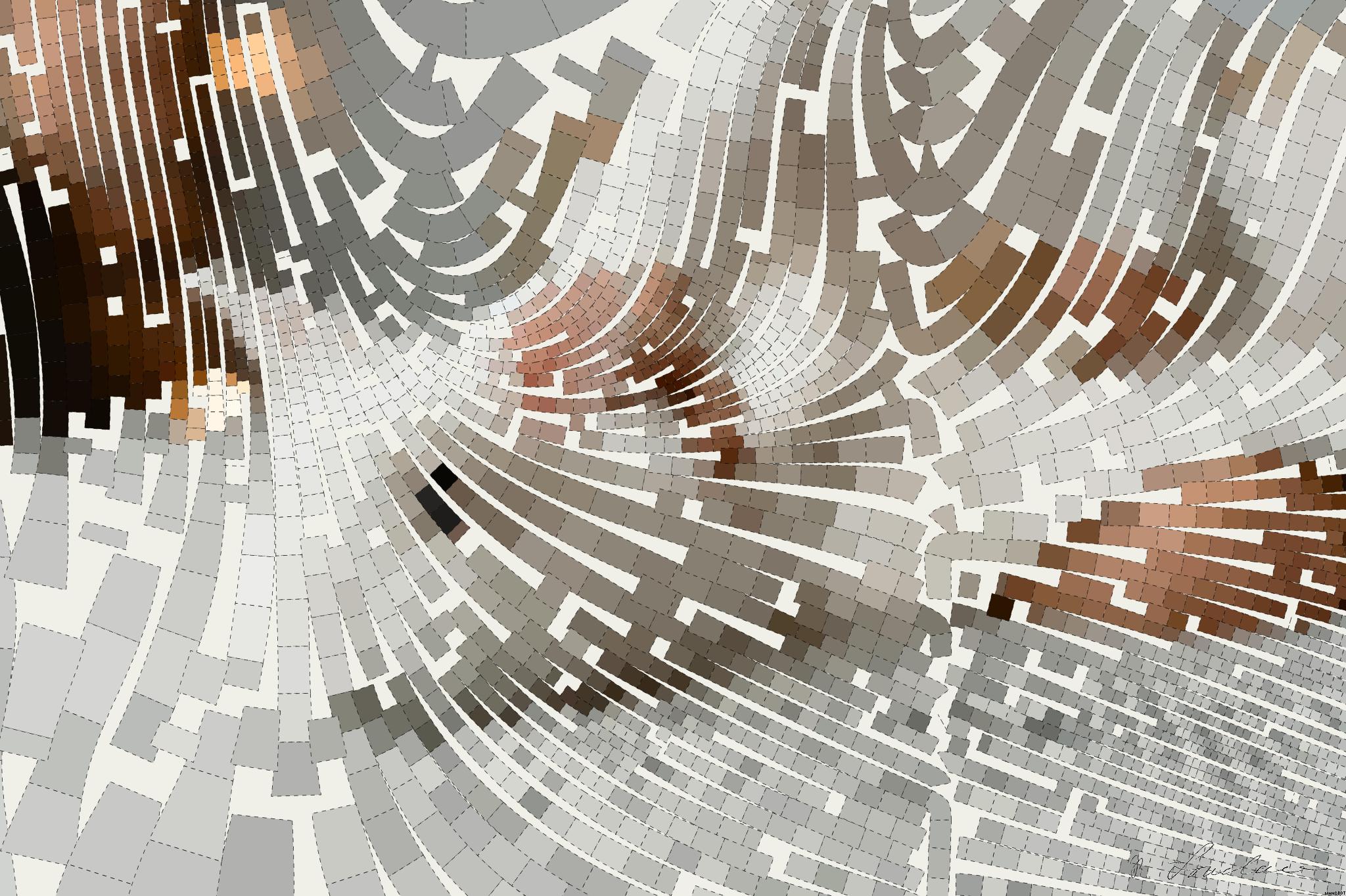 Drawn by bot BMK3s6NPdWqEQiFzrjMF3y; art-flowy; A fluffy white rabbit resting on a cozy bed with a relaxed human nearby, indoors. AI Art