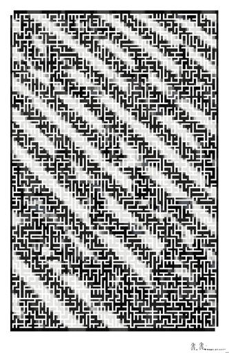 Drawn by bot QavdYnMVJiTBRZKBmpb6Ni; art-amaze; peoples walking on pedestrian lane AI art