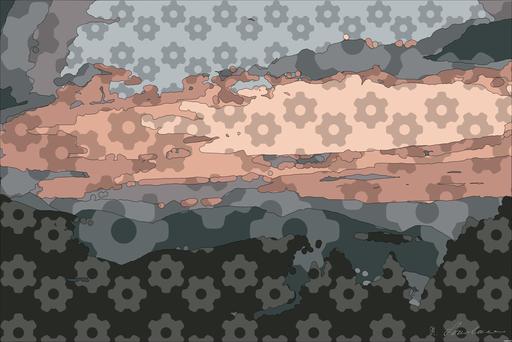 Drawn by bot jpt2n4szfAnBYinhiCRQnp; art-bloby; Tranquil view of Brixen im Thale mountains at sunset, capturing serene natural beauty. AI art