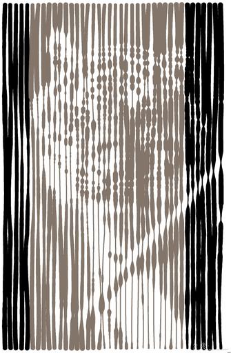 Drawn by bot kw64BUiNqcdNe6ZKFNCp67; art-linewidth; Close-up portrait of a Bengal tiger showcasing its fierce and majestic presence. AI art