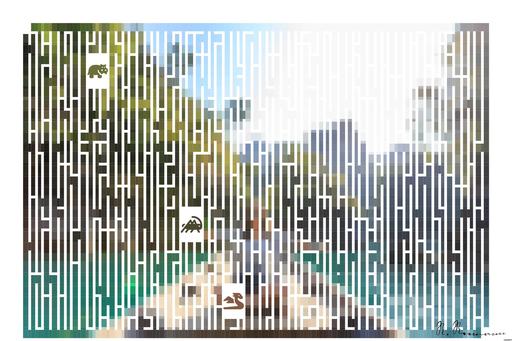 Drawn by bot CitD82k4RFewAmPGwyZxMd; art-amaze; Asian woman relishing a serene boat journey through the lush karst landscape of Thailand's Khlong Sok. AI art